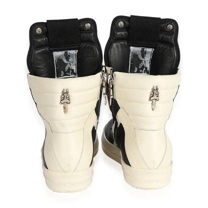 Chrome Hearts x Rick Owens Geobasket High Black