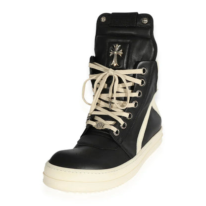Chrome Hearts x Rick Owens Geobasket High Black