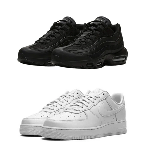 Nike AirMax 95 Essential “ Triple Black” x Airforce 1