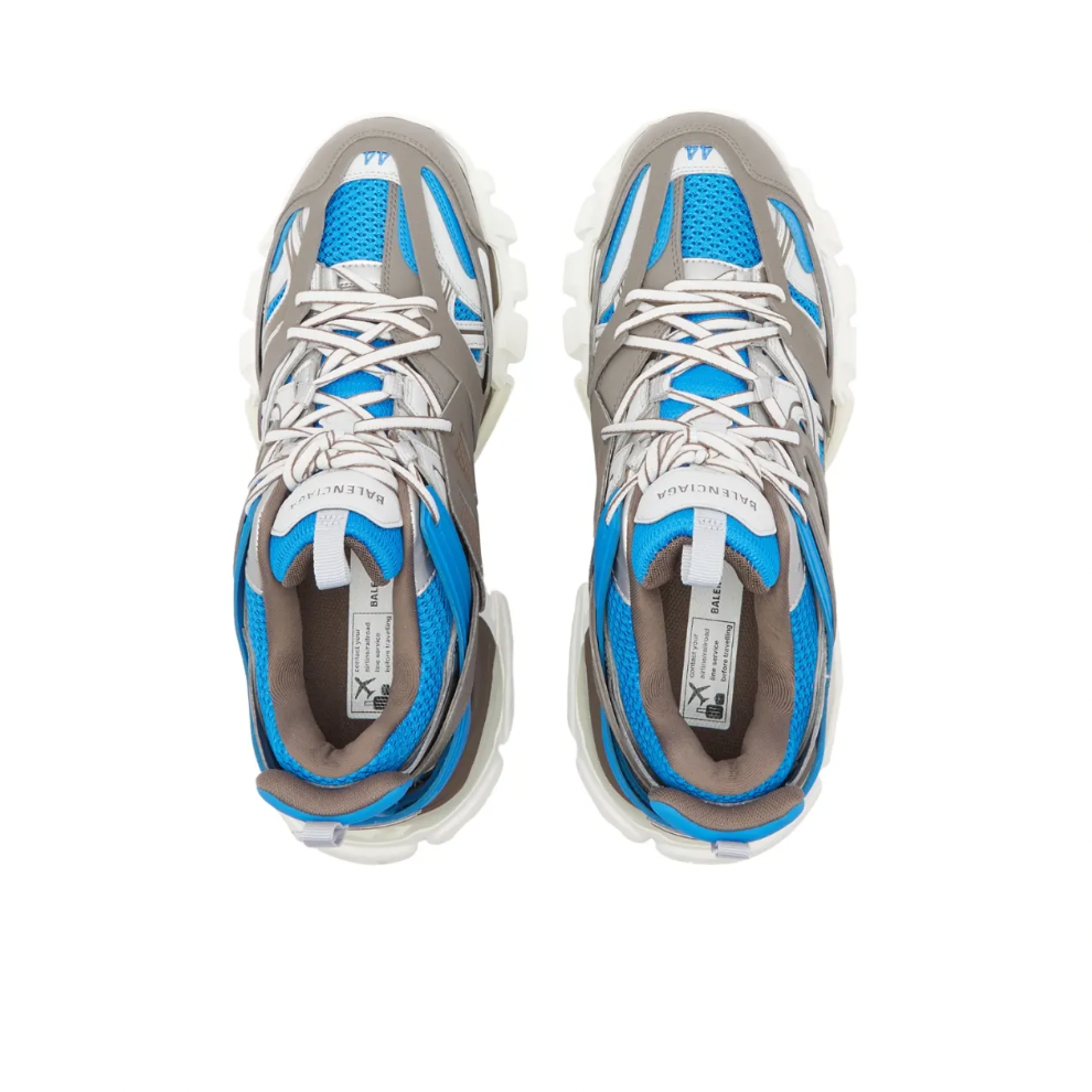 BALENCIAGA LED TRACK SNEAKER WHITE & LIGHT GREY