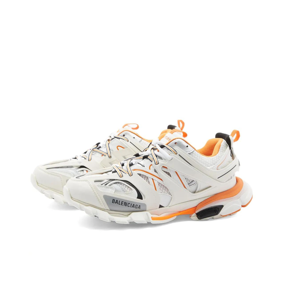 BALENCIAGA TRACK SNEAKER WHITE & ORANGE