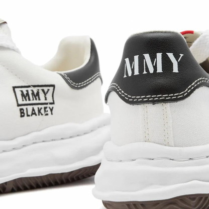 MAISON MIHARA YASUHIRO BLAKEY LOW ORIGINAL SOLE CANVAS SNEAKER WHITE