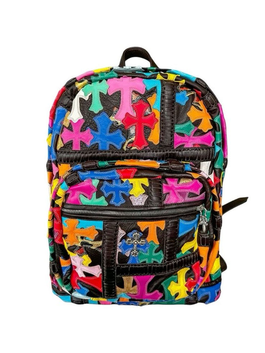 Chrome hearts - cross patched backpack